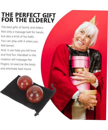 TOVINANNA 6-Stk Health Balls | Wooden Massage Balls for Hand Exercises | Mahogany Muscle Roller & Hand Massage Devices | International Shipping Available - Buy Online on GoSupps.com