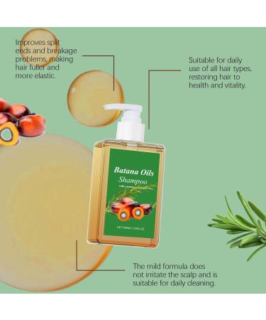 Batana Oil Shampoo Batana Oil Shampoo Batana Shampoo for Hair 100ml Gently Nourishes Hair Smoothes Hair (1 Pcs) - Buy Online on GoSupps.com