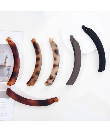 6 Pieces Large Banana Hair Clips for Women Ponytail Holder Banana Clips for Fine Thick Hair 6 Multi Colors D - Buy Online on GoSupps.com