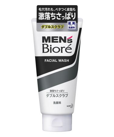 BIORE MENS Kao Double Scrub Face Wash 130 Gram