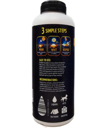 ULTRABSORB Super Absorbent Powder - Eco-Friendly Liquid Spill Solidifier & Odor Remover for Urine Vomit & More - 7oz Portable Toilet Solution - Buy Online on GoSupps.com