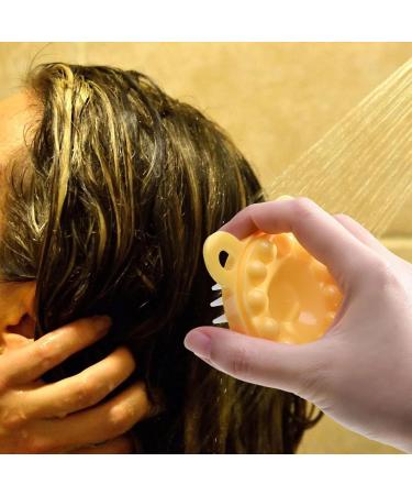 Shop Premium Silicone Hair Scrubber & Shampoo Brush for All Ages - Massage Scalp Device for Men Women & Kids - Buy Online on GoSupps.com