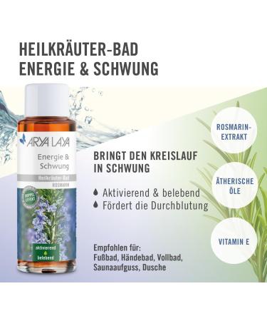 Arya Laya Healing Herbs Bad Energy & Wind - 200ml Rosemary Extract | Vegan Wellness for Home - Buy Online on GoSupps.com