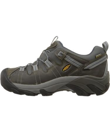 KEEN Men's Targhee 2 Low Waterproof Hiking Shoes 10.5 - Gargoyle/Midnight Navy - Buy Online on GoSupps.com