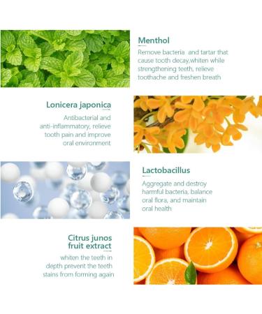 Probiotics Bright Whitening Teeth Mousse - Herbal Oral Repair Mousse & Teeth Whitening Foam (5 Pcs) for Gum Health & Bad Breath - Buy Online on GoSupps.com