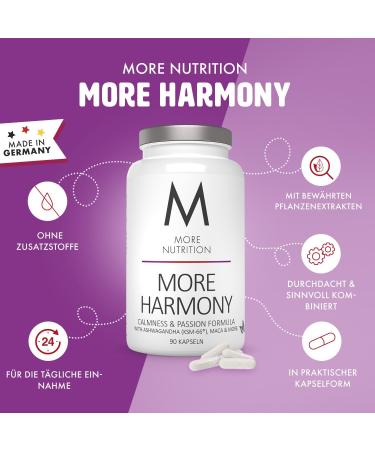 Buy MORE More Harmony Ashwagandha KSM-66 - 90 Capsules for Stress Relief & Wellness - Fast International Shipping - Buy Online on GoSupps.com