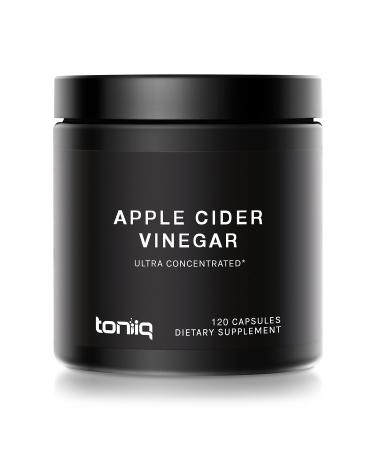 Toniiq Ultra High Strength Non-GMO Apple Cider Vinegar - 120 Capsules