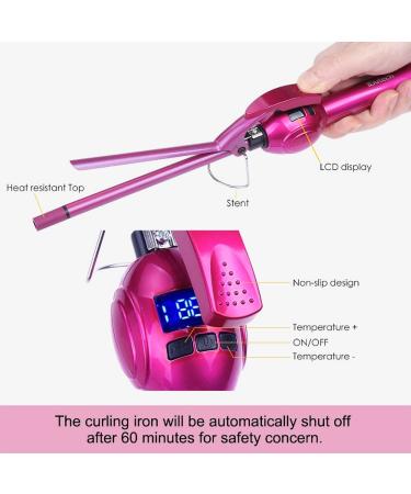 iGutech Mini Curling Iron 9mm - Perfect Small Curls Travel-Friendly Fast Heating - Buy Online on GoSupps.com