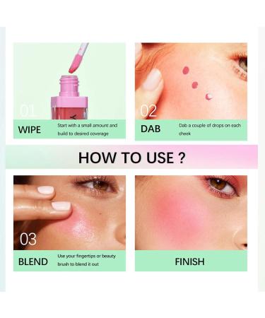 Color Changing Blush Oil Long Lasting Clear Liquid Blush 6.5ml for Face for Makeup - Buy Online on GoSupps.com
