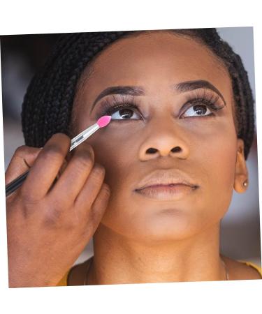 Baluue 10 Pcs Silicone Eyeshadow Brush Glitter Eye Shadow Lipstick Applicator Makeup Tool Plastic Handle - Buy Online on GoSupps.com