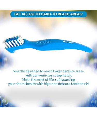 Travel Sized Denture Adhesive Brush Kit - NaturDent Adhesive & Dentucare Brush for Happy Dentures | 10g No Slip Grip - Buy Online on GoSupps.com
