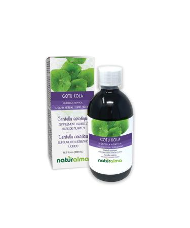 Naturalma Gotu kola (Centella asiatica) herb Alcohol-Free Tincture - 16.9 fl oz Liquid Extract in Drops - Herbal Supplement - Vegan Alcohol-free 16.9 Fl Oz (Pack of 1)