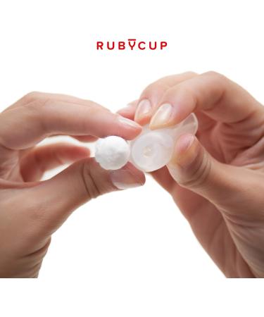 Buy Ruby Cup Menstrual Cup 2-Pack (S+M) - Soft Ergonomic & Perfect for Beginners - Includes 2 Donations - Ideal for Light to Strong Days - Buy Online on GoSupps.com