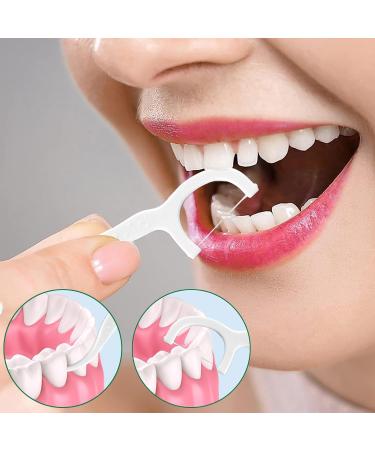 200PC Dental Flossers - Hygienic Tooth Cleaning & Portable Toothpicks for Families & Travel | International Shipping - Buy Online on GoSupps.com