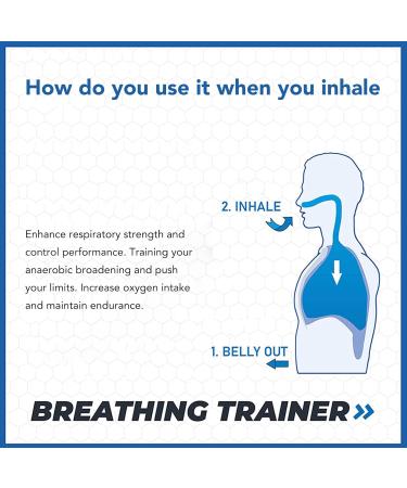 Breathing Exercise Device Lung Exerciser Device for Upgrading Your Lung Capacity Inspiratory Muscle Trainer for Enhancing Performance Lung Breathing Exerciser for Training o2 Trainer - Buy Online on GoSupps.com