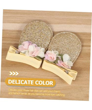 minkissy 6 Pairs Bunny Ear Hair Clip Rabbit Party Costume Glitter Hair Accessories Baby Girls Hair Clip Sequin Rabbit Hairclips Easter Hair Barrettes Sequin Glitter Cute Issue Card Toddler - Buy Online on GoSupps.com