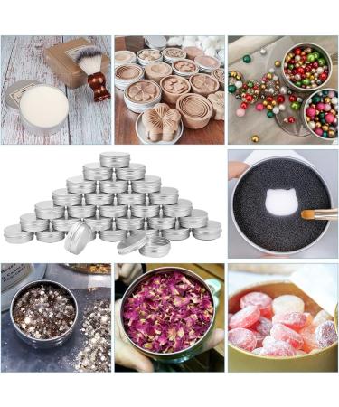 PandaHall Elite 30ml Aluminum Box - Column Design Platinum Finish Silver - Perfect for International Shipping - Buy Online on GoSupps.com