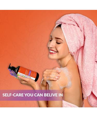 Natural Solution Moisturizing Shower Gel, Purifying & Nourishing with Organic Lavender Oil, for All Skin Types Himalayan Pink Salt Body Wash, 500 ml Each, Pack of 4 - Buy Online on GoSupps.com