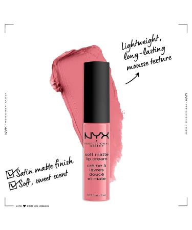 NYX Soft Matte Lip Cream in Cyprus - Light Pastel Pink | 0.27 Fl Oz - Buy Online on GoSupps.com