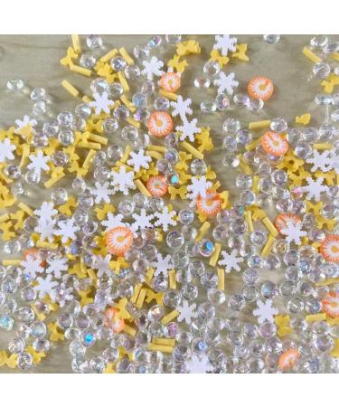 RT 100g Mixed Polymer Rhinestone Flower Clay Slices Sprinkles for DIY Craft Slime Filling Phone Nail Art Decorations Accessories Y425 (Color : Flower) - Buy Online on GoSupps.com