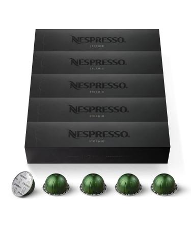Nespresso Nespresso Vertuo 50 Stormio Coffee Capsules Intensity 8 For 230ml Mugs (5 packs of 10)