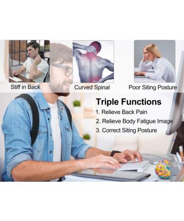 Posture Corrector for Men & Women - Adjustable Back Brace for Pain Relief & Support | Breathable Spinal Alignment Humpback Orthosis - Buy Online on GoSupps.com