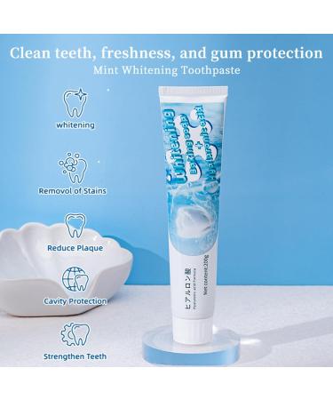 Yabauuop Toothpaste for removing stains 200 g daily dental cleaning for children men women families smokers tea stains and travel - Buy Online on GoSupps.com