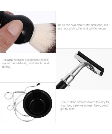 Milists 4PC Inner Shaving Kit - Stainless Steel Razor Brush & Bowl | Premium Beard Shaving Set for Men - International Shipping Available - Buy Online on GoSupps.com