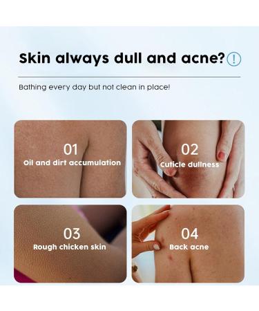  Dous Exfoliating polish for all skin types 350 ml natural exfoliant for particularly smooth and soft skin brightening mud scrub gentle exfoliant for all skin types - Buy Online on GoSupps.com