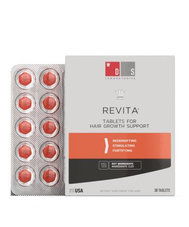 DS LABORATORIES Revita Tablets Hair Growth Supplement  Promotes Hair Growth in Women and Men  Experience Thicker  Fuller Hair  Biotin  Vitamin D  Iron 30 Day Supply 30 Count (Pack of 1) - Buy Online on GoSupps.com