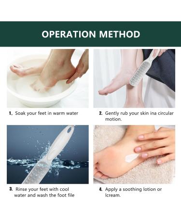 Double-Sided Metal FootFile Foot Grinder Stainless Steel Foot Trimmer Foot Brush Dead Skin Wet and Dry for Feet Care Callous Removers for Feet - Buy Online on GoSupps.com