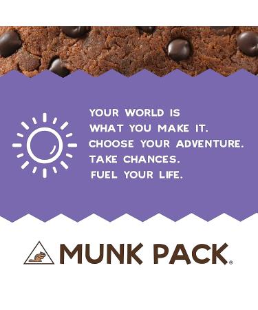 Munk Pack Protein Cookie | 16 Grams of Protein | Soft Baked | Contains Fiber | Plant Based & Vegan Snacks | Soy  Dairy & Gluten Free | Non-GMO | On the Go | Double Dark Chocolate | 12 Pack Double Dark Chocolate 12 Count (P - Buy Online on GoSupps.com