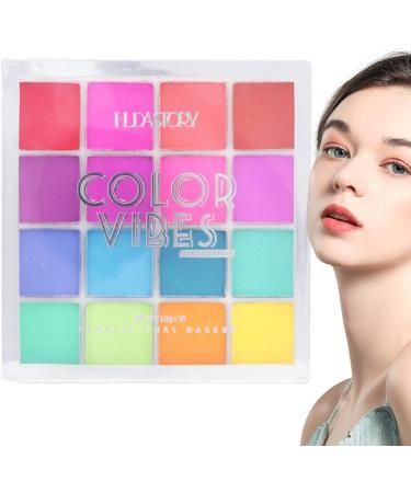High Pigmented Shades | Non-Irritating High Pigmented Eye Shades with 16 Colors - Women Face Makeups for Home Gathering Working Shopping Dating Traveling Azsul - Buy Online on GoSupps.com