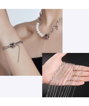 Ecoofor 304 Stainless Steel Jewelry Chains - 78.7 Ft, 10 Rolls for DIY Necklace Bracelet Making - Buy Online on GoSupps.com
