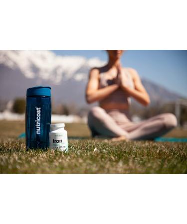 Nutricost Iron for Women 65mg 180 Capsules with Vitamin C Folate & Vitamin B12 - Vegetarian Friendly Non-GMO Gluten Free - Buy Online on GoSupps.com