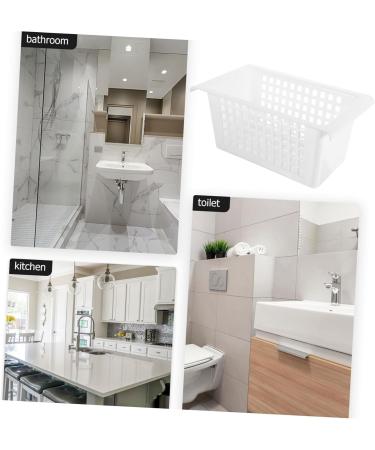 Garneck 4-Piece Under Sink Spice and Storage Baskets - Organize Your Kitchen & Living Room - White PP Cabinet Organizer - Buy Online on GoSupps.com