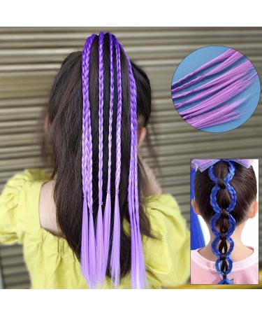 Colorful Girls Hair Extension Accessories - 14pcs Twist Braid, Ponytail Ornaments - Buy Online on GoSupps.com