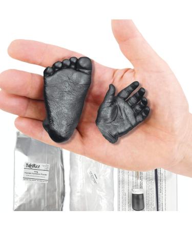 BabyRice Large Hand and Foot Casting Kit with Metallic Paint (Black) - Perfect Keepsake Gift for Babies - Easy to Use at Home - Buy Online on GoSupps.com