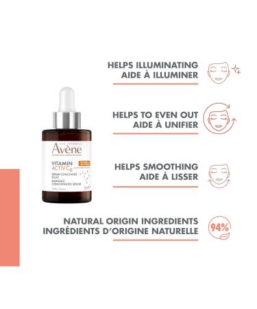 Eau Thermale Av ne Vitamin Activ Cg Radiance Concentrated Serum for radiance dark spots anti-wrinkles Vitamin Cg - Buy Online on GoSupps.com