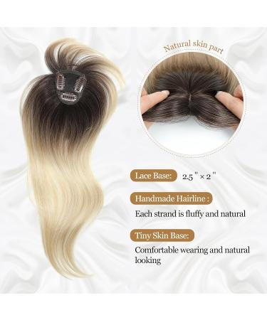 MS TAJ Clip in Fringe French 360 Bangs Hair Fringe in Clip Extensions Blonde with Dark root Hair Extensions Clip in Fringe Bangs Hair Pieces Adding Extra Hair Volume for Women 16 inch Blonde with dark root - Buy Online on GoSupps.com