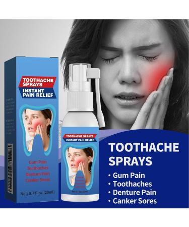  Monozoz Dental Care Spray 20ml Soothing Refresher - Soothing Dental Care and Nerve Calming For Travel Home Parties Office After Meals Men and Women - Buy Online on GoSupps.com