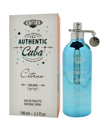 Cuba Authentic Citrus for Men - 3.3 oz EDT Spray - Buy Online on GoSupps.com