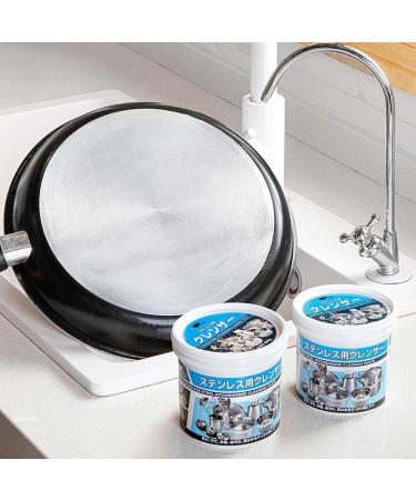 2 Pcs Kitchen Metal Cleaning Cream Cookware Cleaning Paste Polish Pastes for Grills Bakeware Dishwashers - Metal Polishing Cream for Automotive Motorcycle Antiques 2 Pcs 500g - Buy Online on GoSupps.com