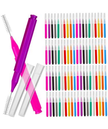 Orfofe 100 pieces of eyebrow laminating brush interdental brush for toothbrauen for eyebrows laminating accessories brush brush brushes eyebrows laminier set