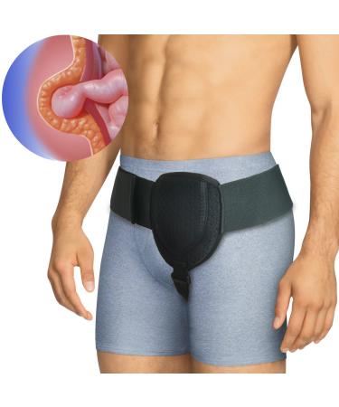 EXCYINSI Inguinal Hernia Belts for Men - Inguinal Hernia Support for Men to Keep Inguinal/Groin Hernias in Place from Protruding  Hernia Truss for Support Prior/Post Surgery  Adjustable & Removable 35 to 50