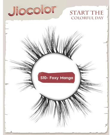 Natural Look Strip Lashes - Wispy Eyelashes 13mm & 12mm | Foxy Eye & Cat Eye Effect | 7 Pairs of Premium Quality | International Shipping Available - Buy Online on GoSupps.com