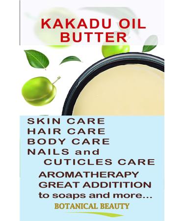 Botanical Beauty KAKADU PLUM OIL BUTTER Pure Natural Virgin Unrefined RAW for FACE SKIN BODY DAMAGED HAIR NAILS (8 Fl Oz) 8 Fl Oz (Pack of 1) - Buy Online on GoSupps.com