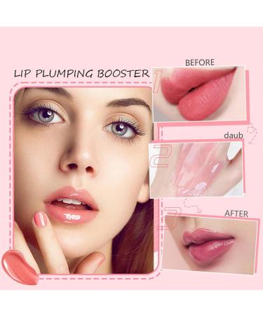 Lip Plumper Natural Lip Plumper and Lip Care Serum Lip Plumper Gloss Lip Enhancer for Fuller Lip Mask Beautiful Fuller Hydrating & Reduce Fine Lines (Day& Night) (Pink 5ML) - Buy Online on GoSupps.com