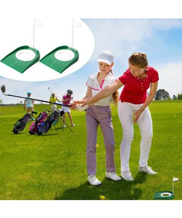 2 Pack Indoor Golf Putting Cup with Flag - Practice Training Aids for Perfecting Your Putting Skills - Buy Online on GoSupps.com