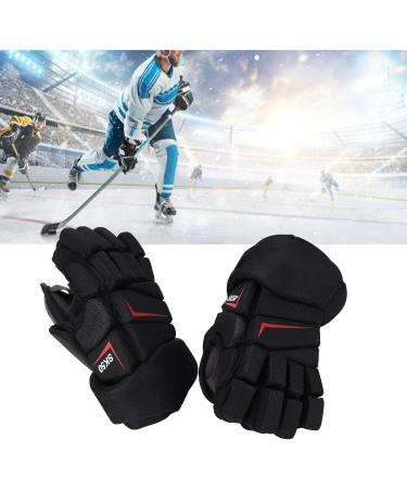 LUQEEG Ice Hockey Gloves - Breathable Lacrosse Gloves with Finger Protection | 10 Inches Nylon & EVA Foam for Players - Buy Online on GoSupps.com